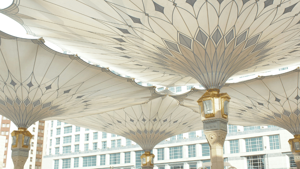 Madinah Sonnenschirme große Moschee